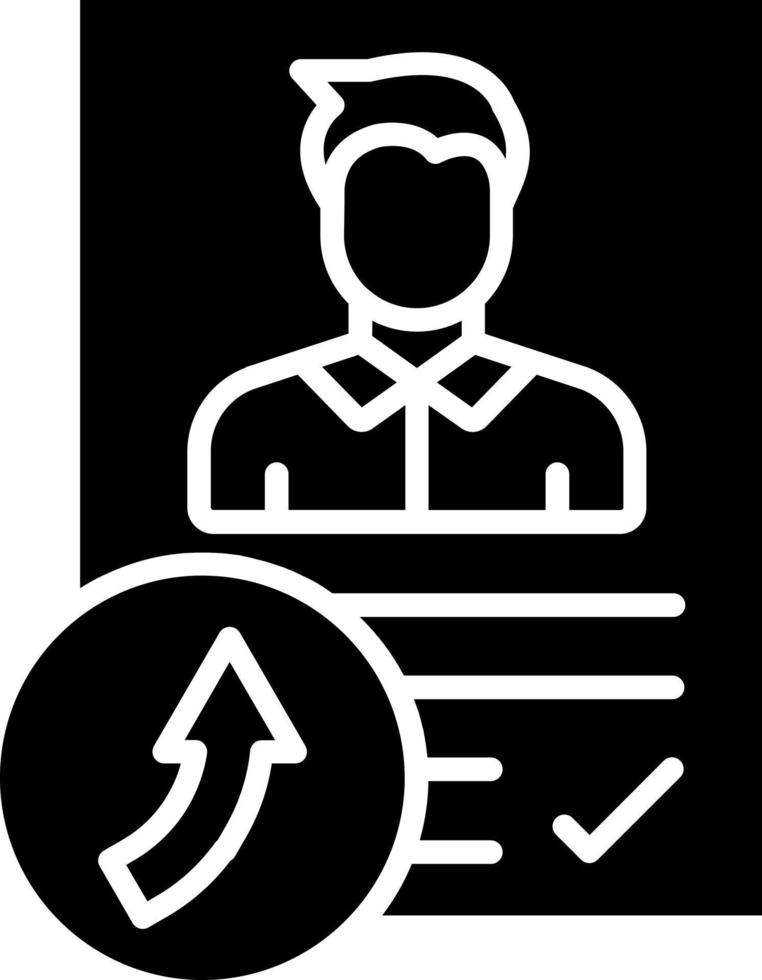 Job Reference Icon Style vector