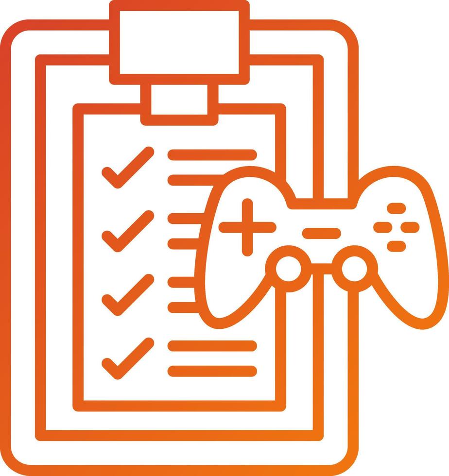 Game Evaluation Icon Style vector