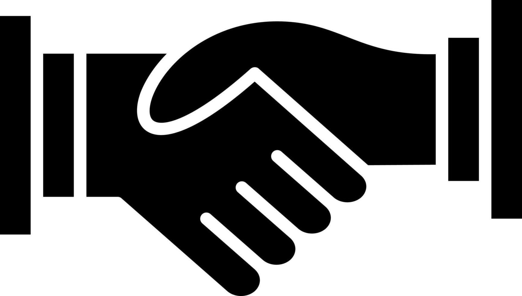 Handshake Icon Style vector