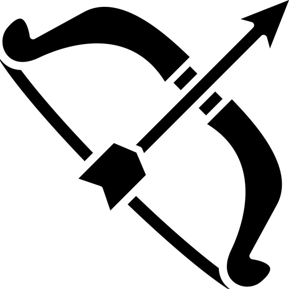 Bow Arrow Icon Style vector