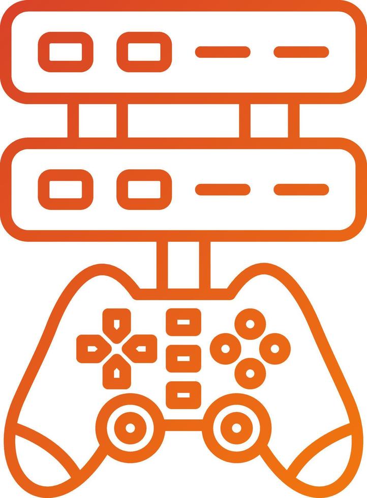 Server Icon Style vector