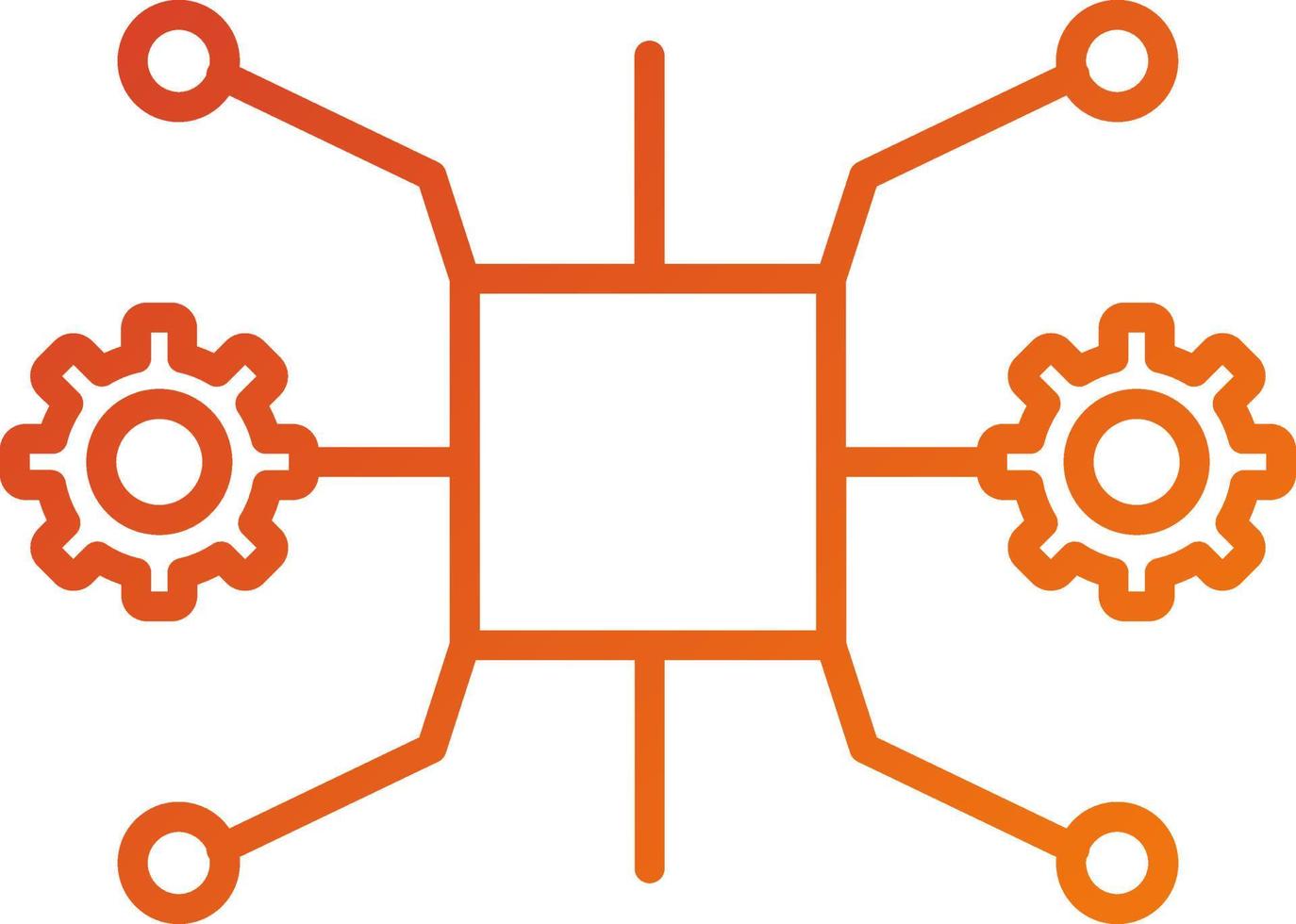 Infrastructure Icon Style vector
