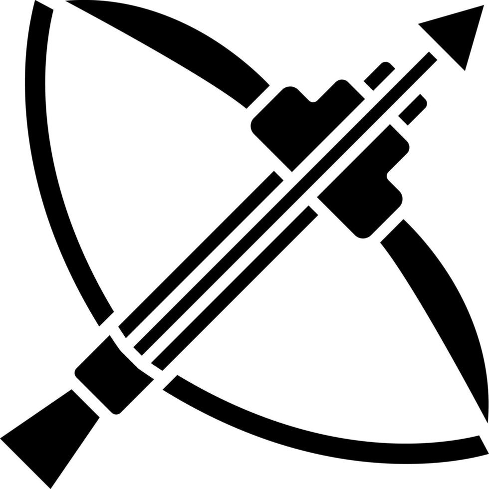 Crossbow Icon Style vector