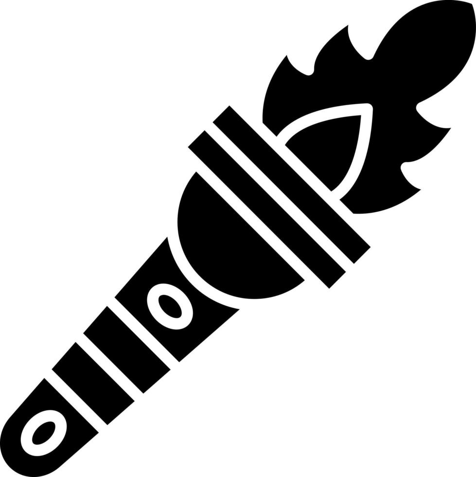 Fire Torch Icon Style 21724343 Vector Art at Vecteezy