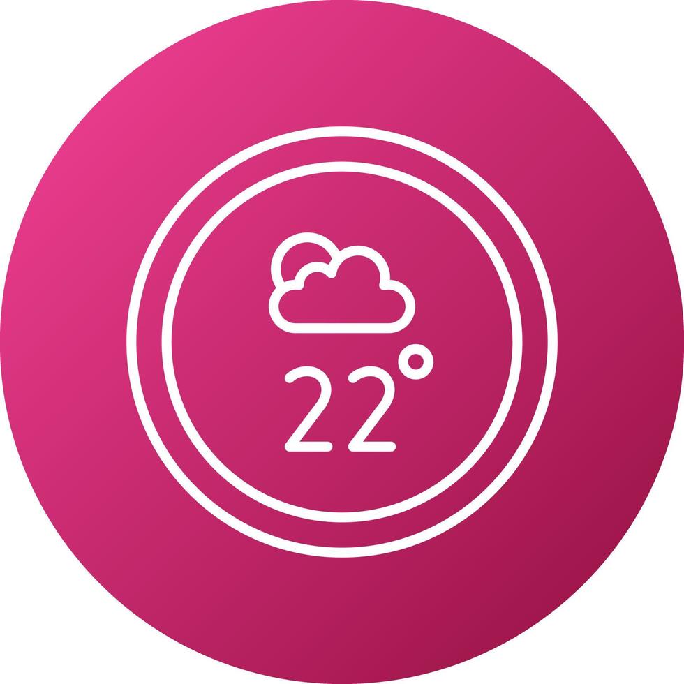 Thermostat Icon Style vector