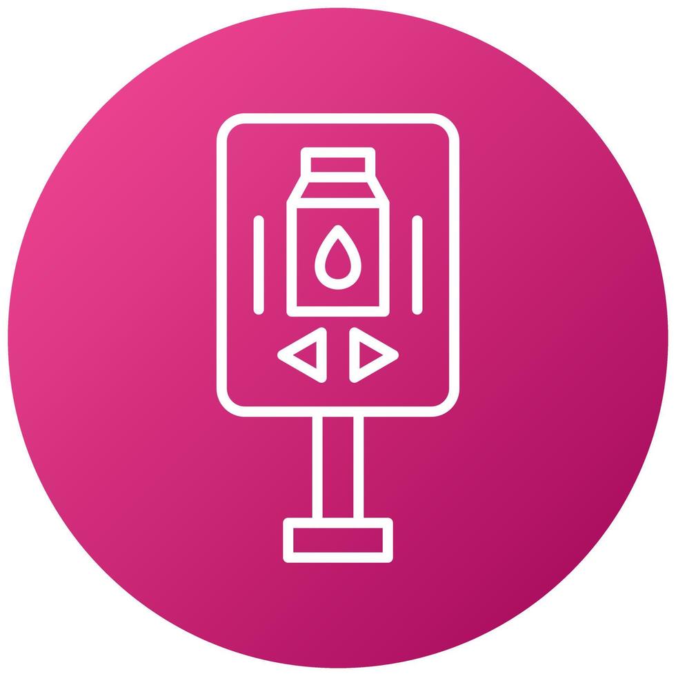 Interactive Display Icon Style vector