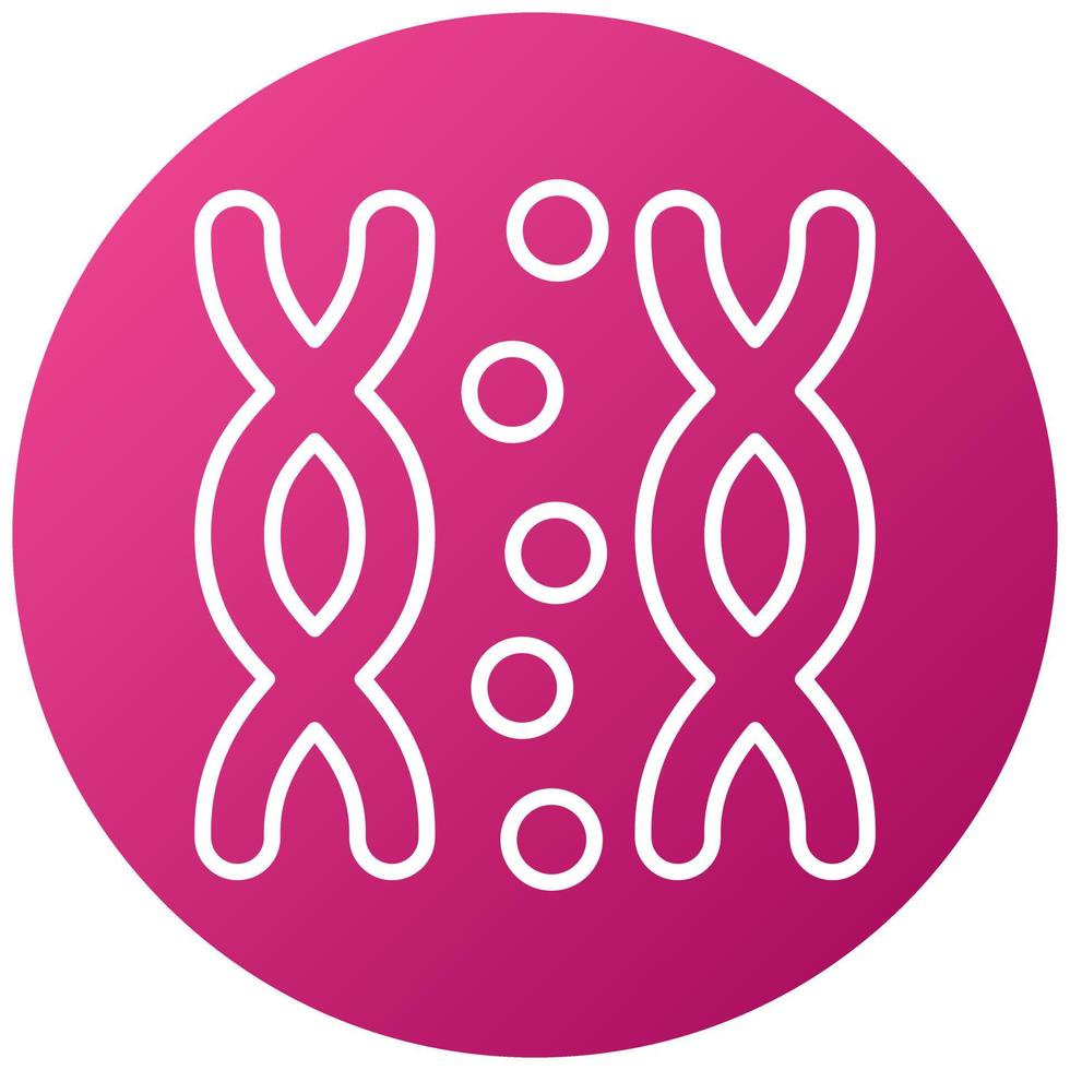 Chromosome Icon Style vector