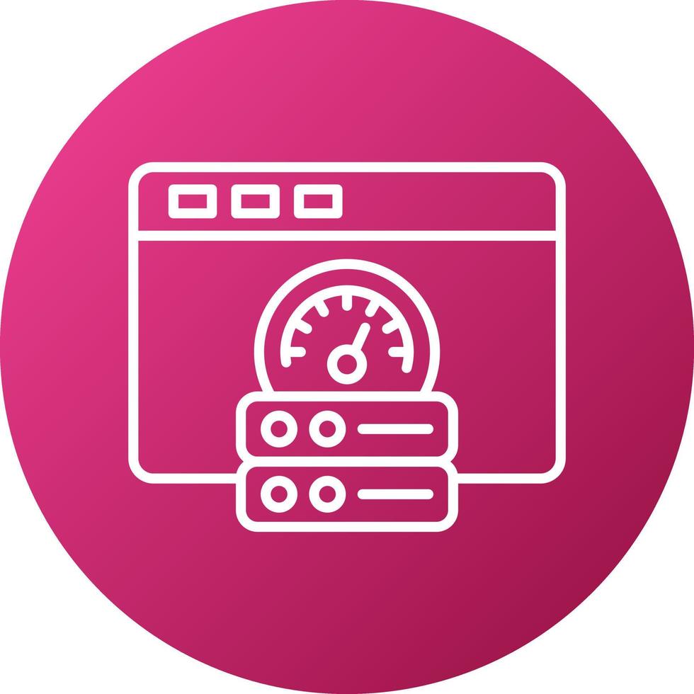 Browser Cache Icon Style vector