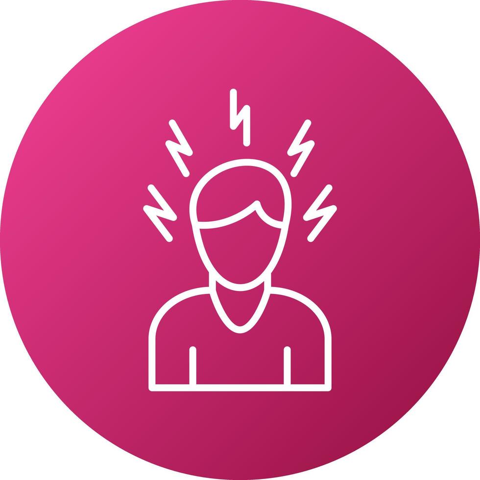 Stress Icon Style vector