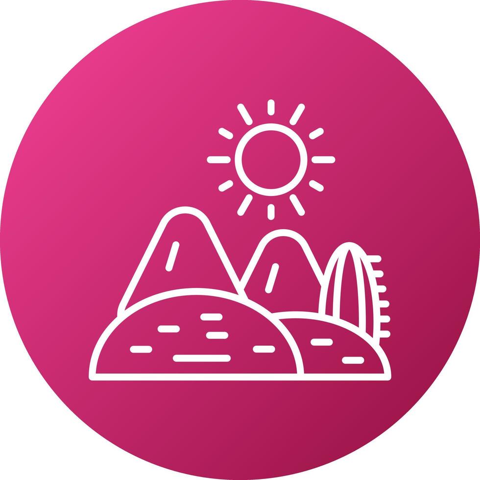 Desert Icon Style vector