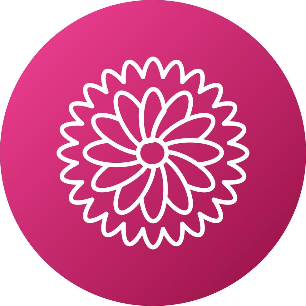 Chamomile Icon Style vector