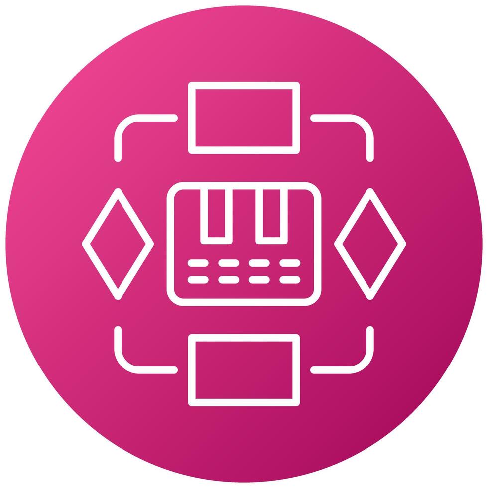 Project Plan Icon Style vector