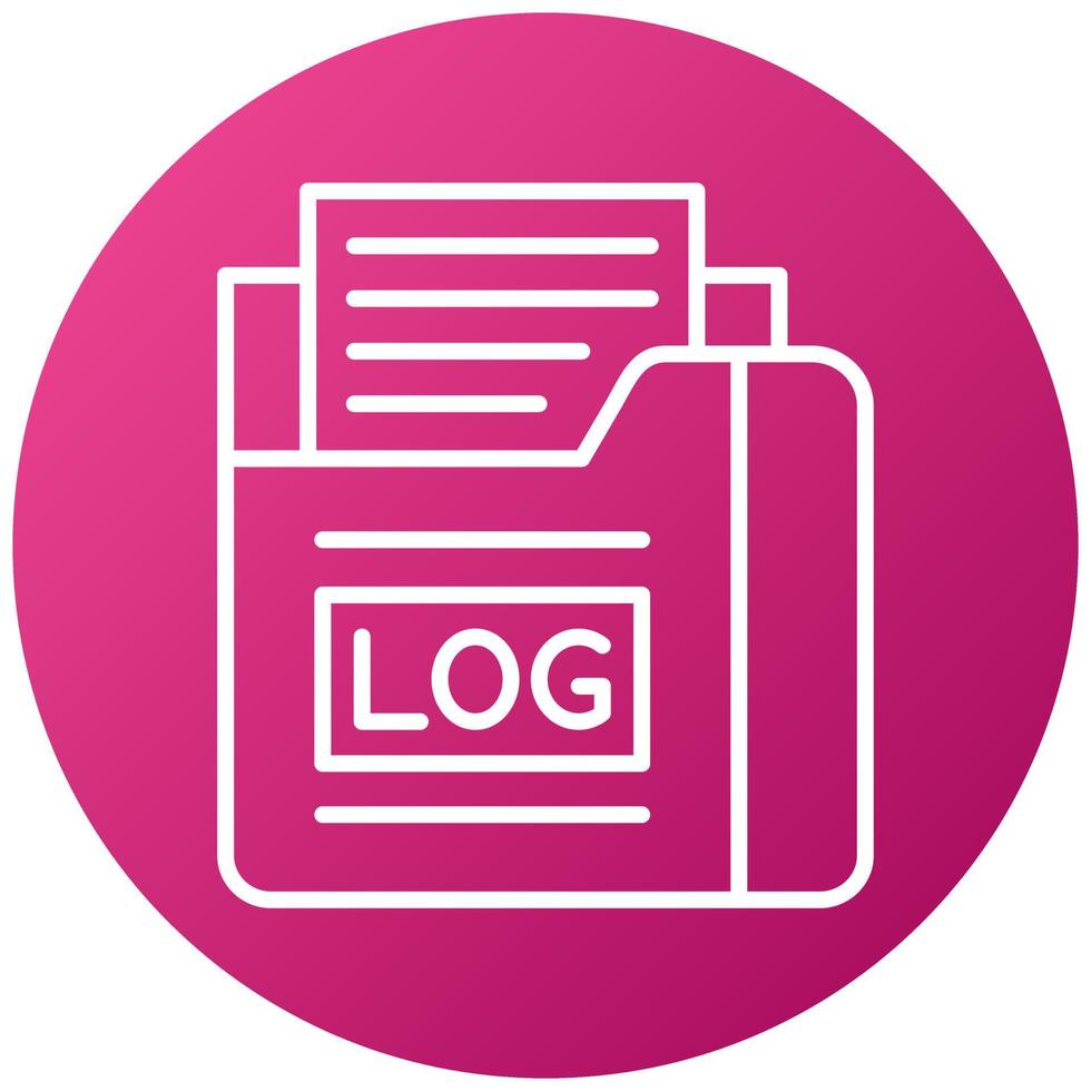 Logs Icon Style vector