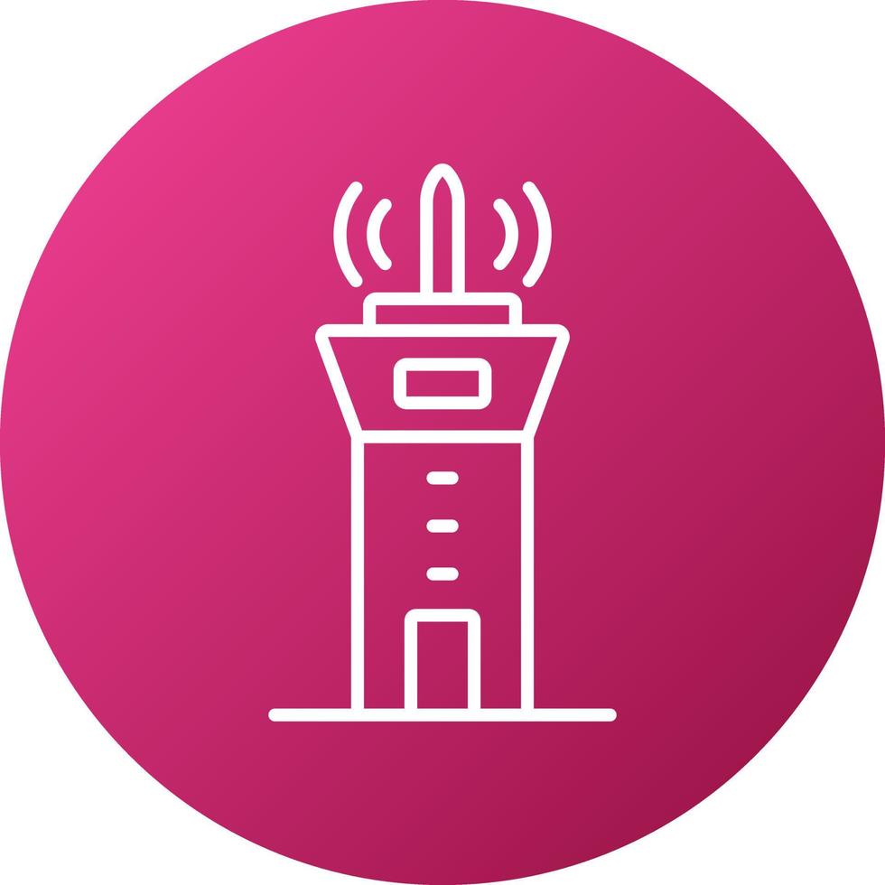 Control Tower Icon Style vector