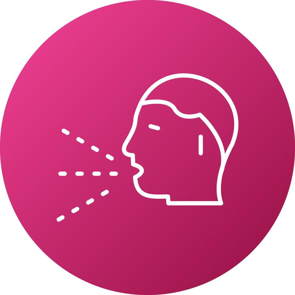 Cough Icon Style vector