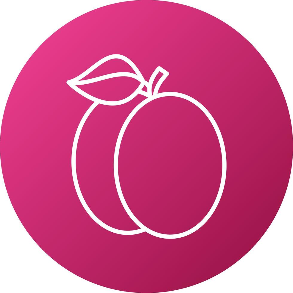 Plum Icon Style vector