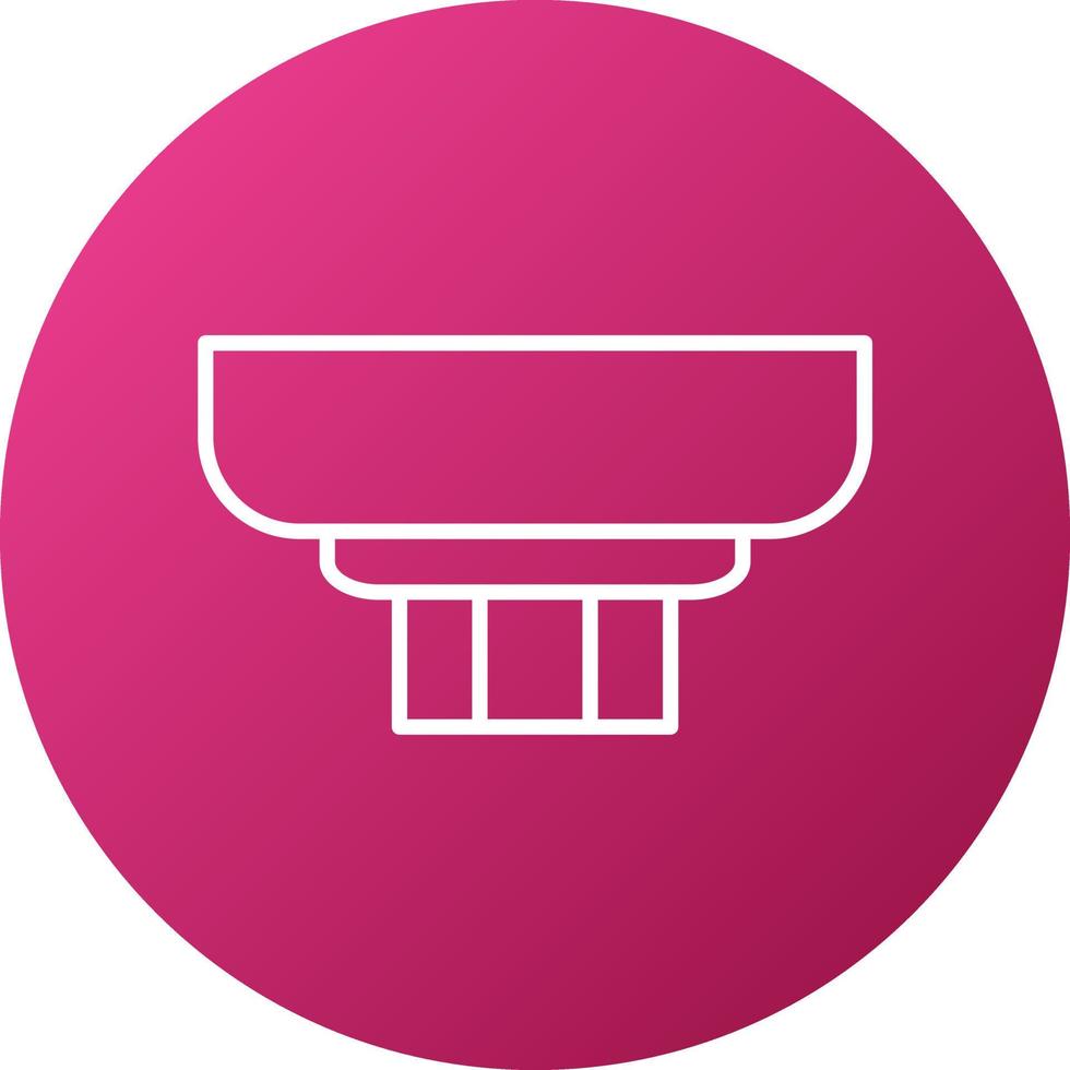 Smoke Detector Icon Style vector