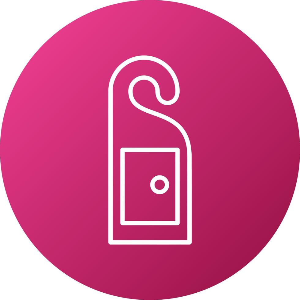 Door Hanger Icon Style vector