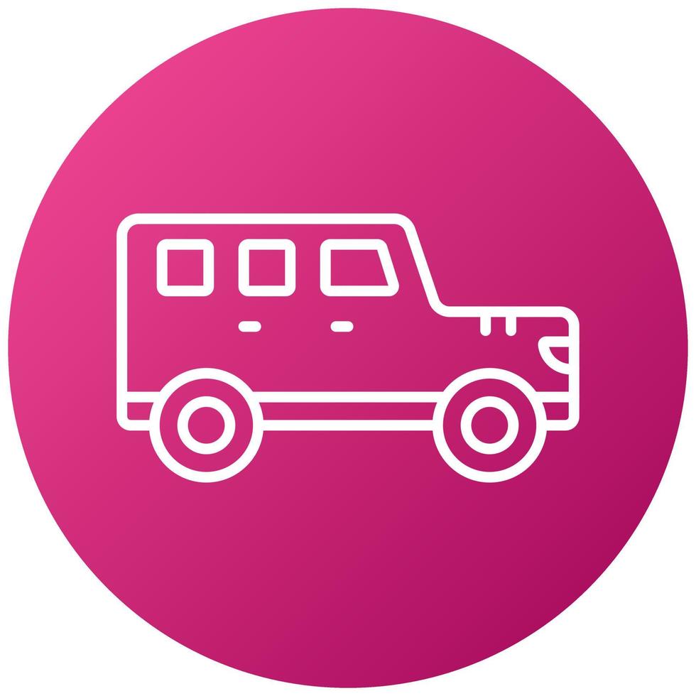 Suv Icon Style vector
