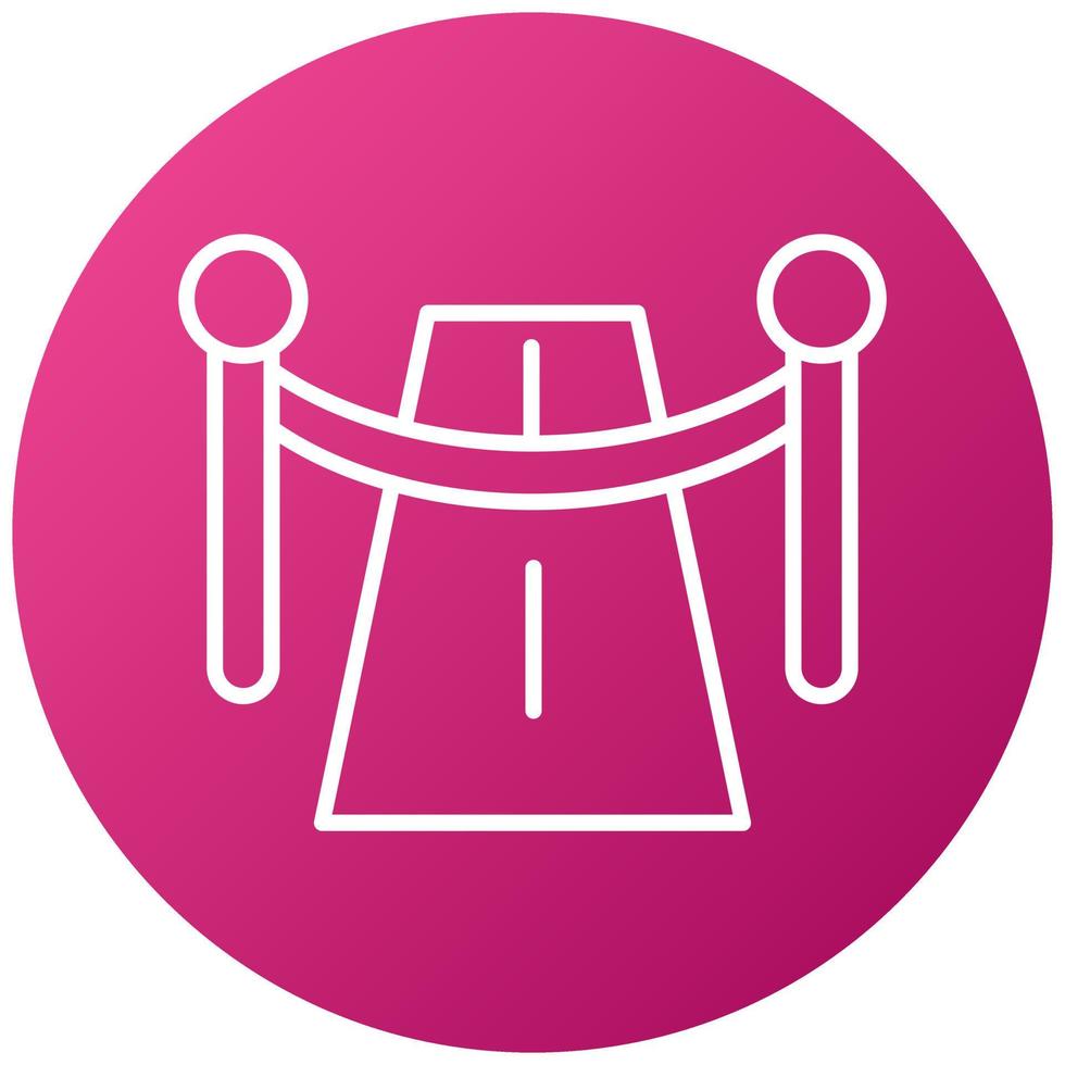 Red Carpet Icon Style vector