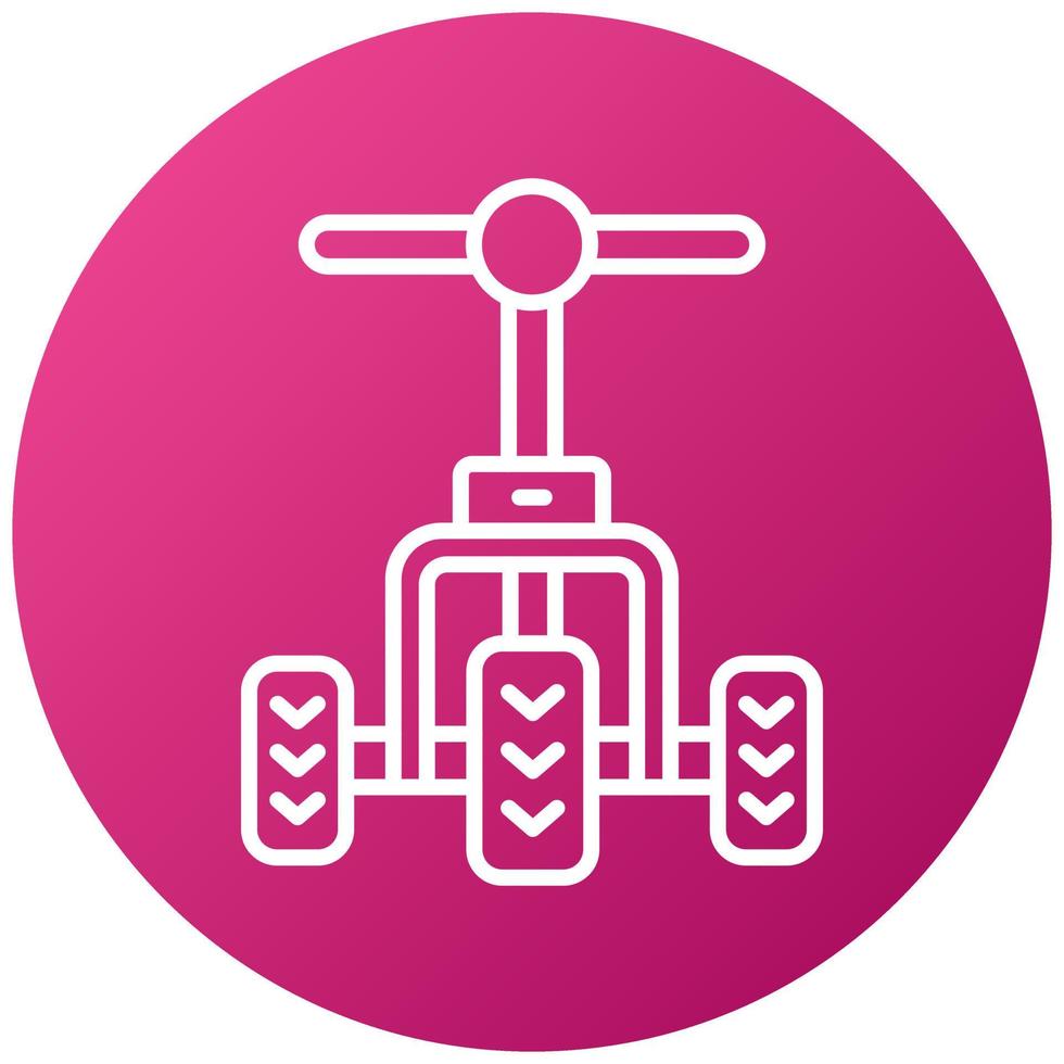 Tricycle Icon Style vector