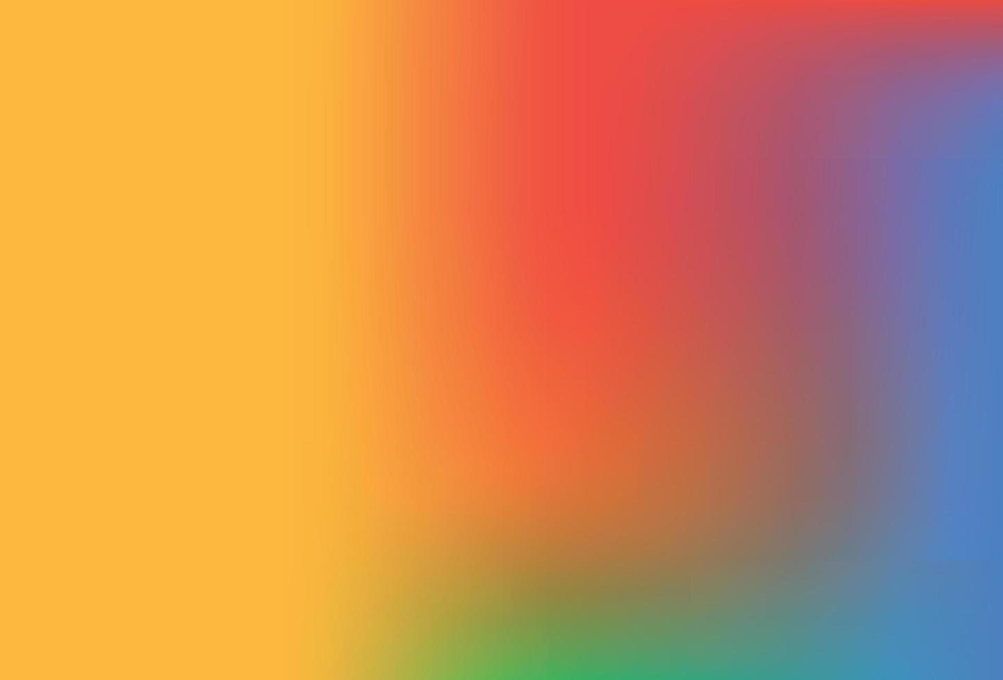 Smooth and blurry colorful gradient mesh background. Modern bright rainbow colors. Easy editable soft colored vector banner template