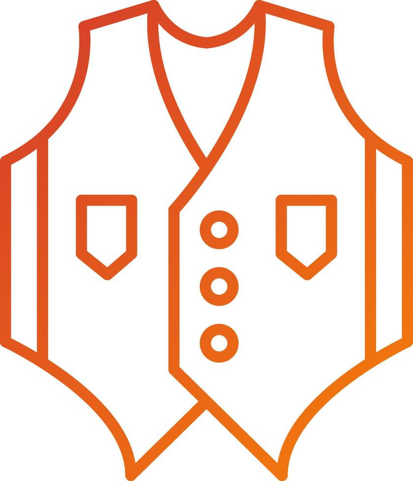 Vest Icon Style vector