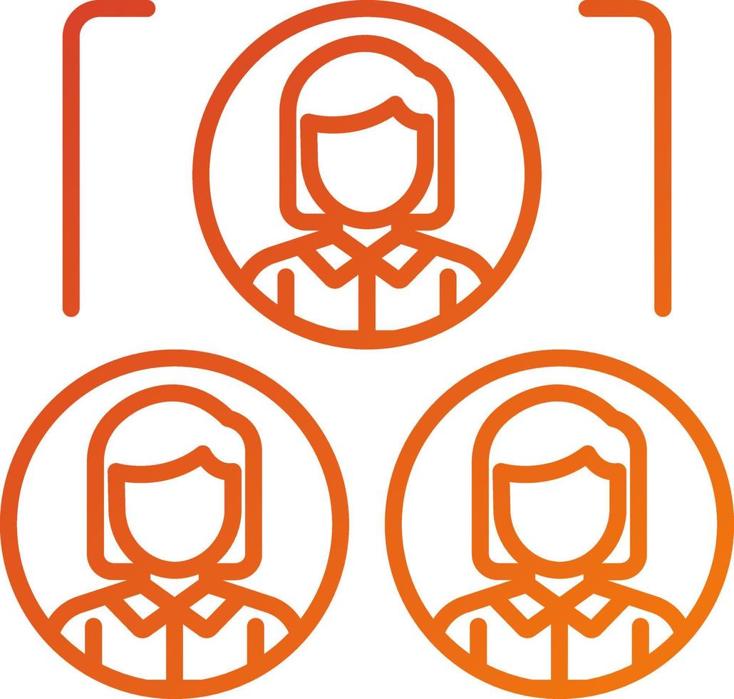 Delegation Of Work Icon Style vector