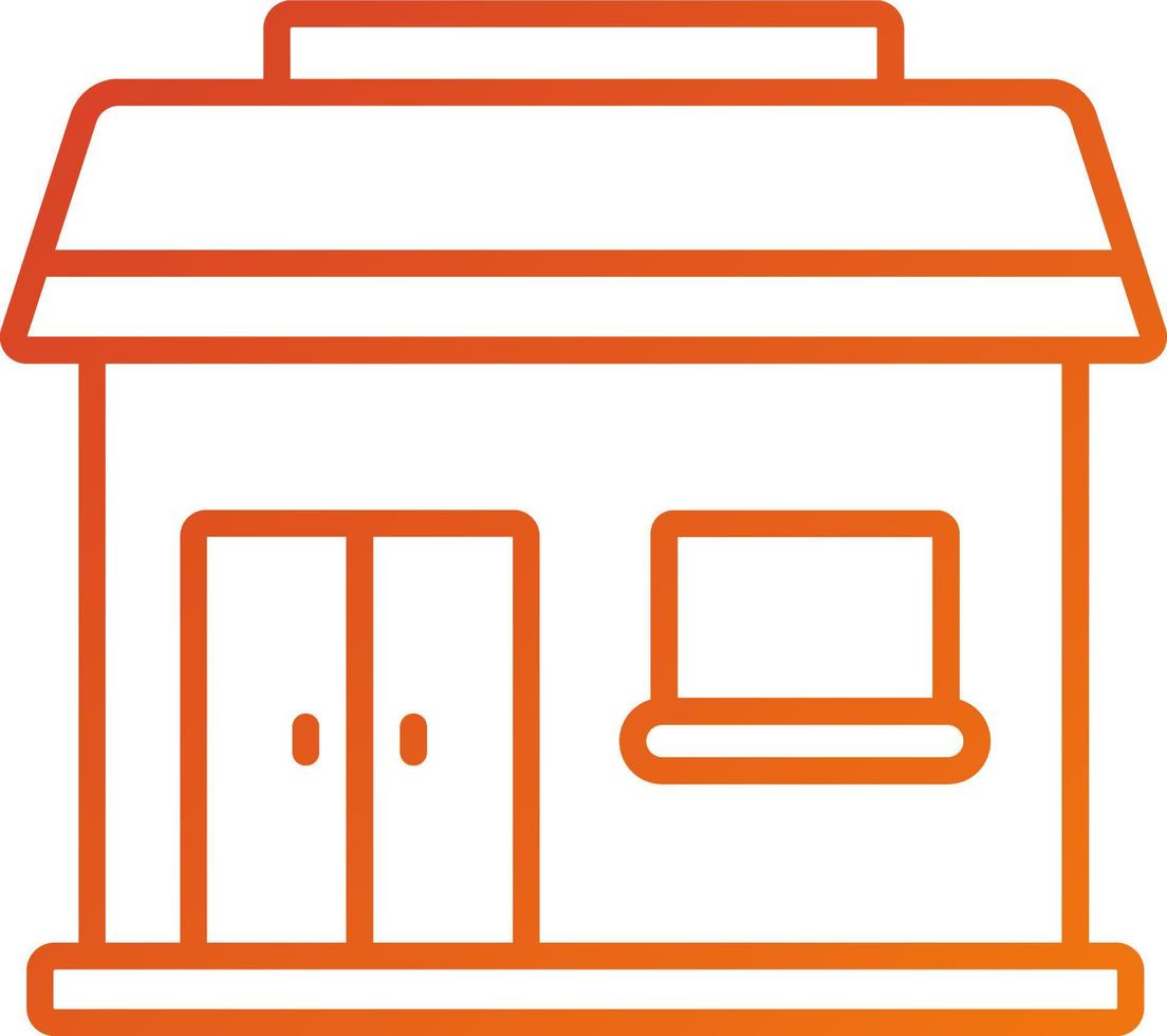 Store Icon Style vector