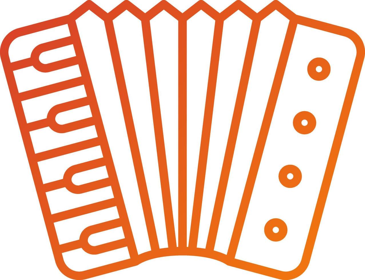 Accordion Icon Style vector