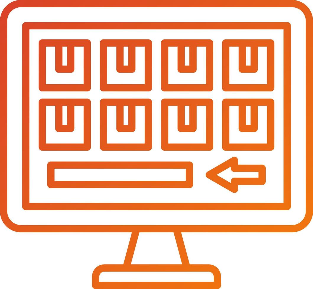 Initial Purchase Quantity Icon Style vector