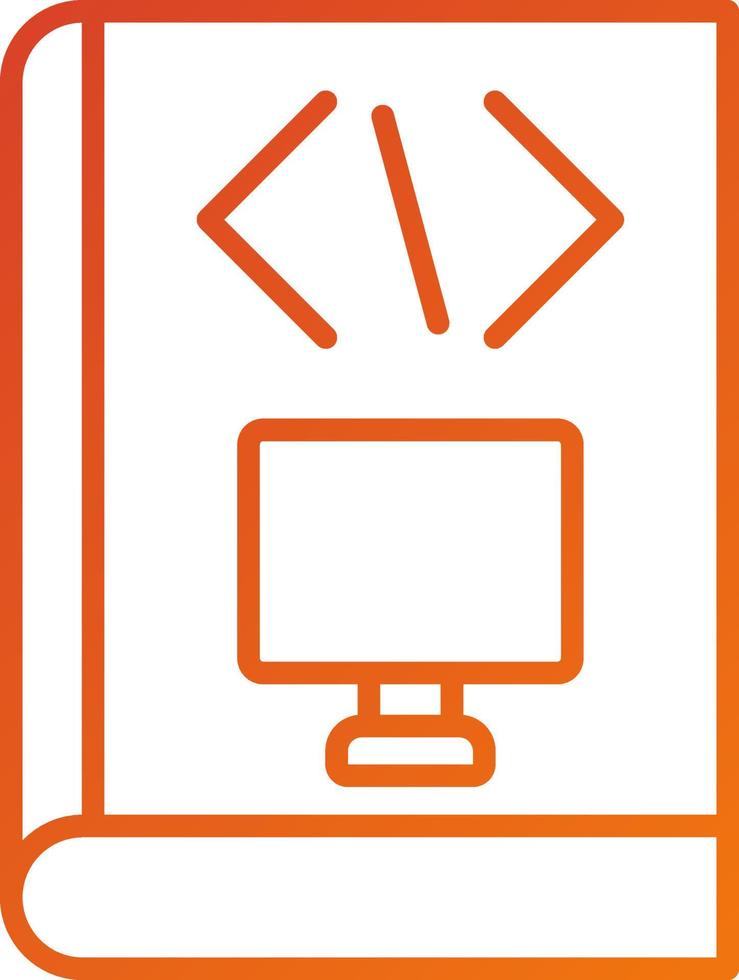 Computer Science Course Icon Style vector