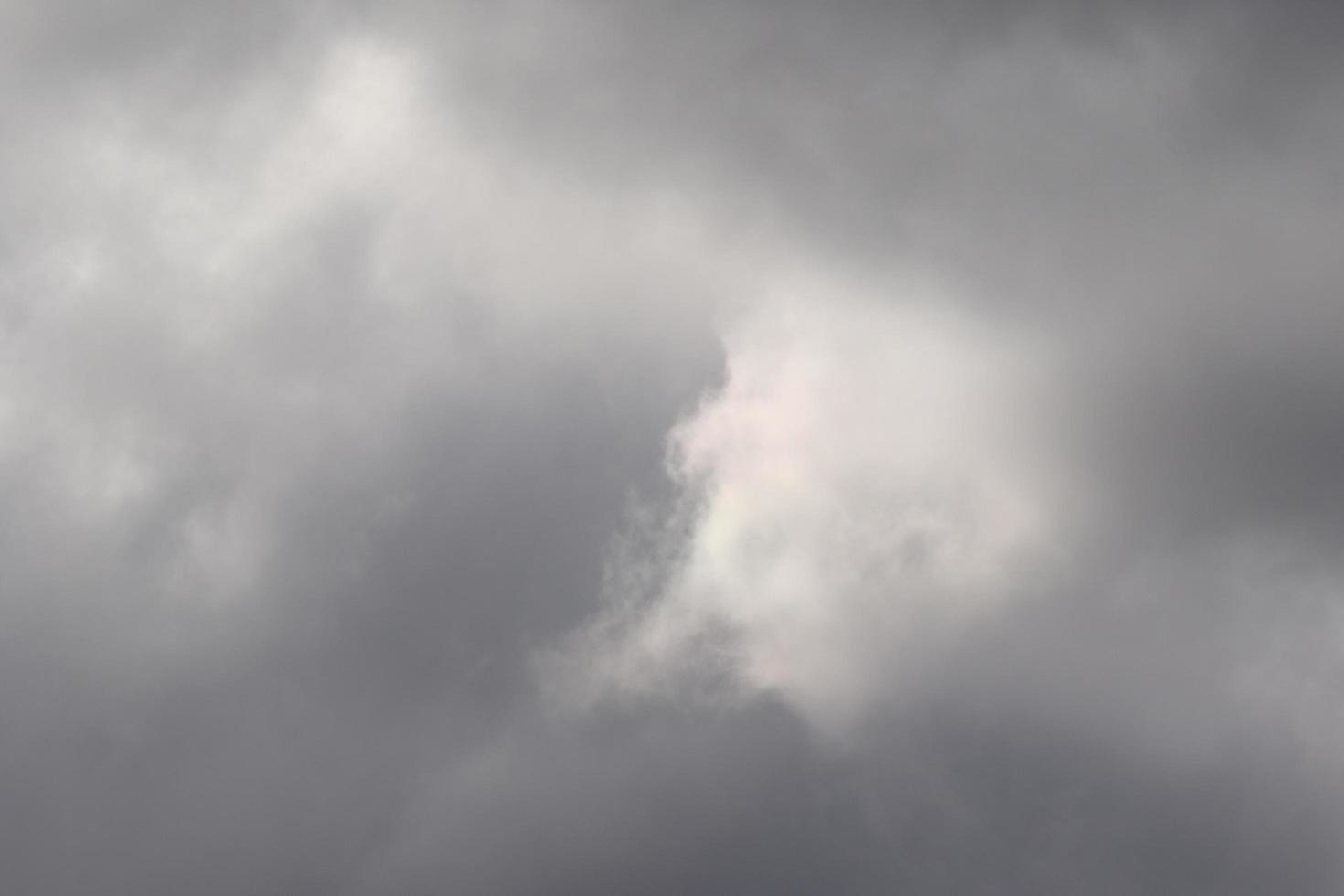 Stormy weather and dark clouds photo