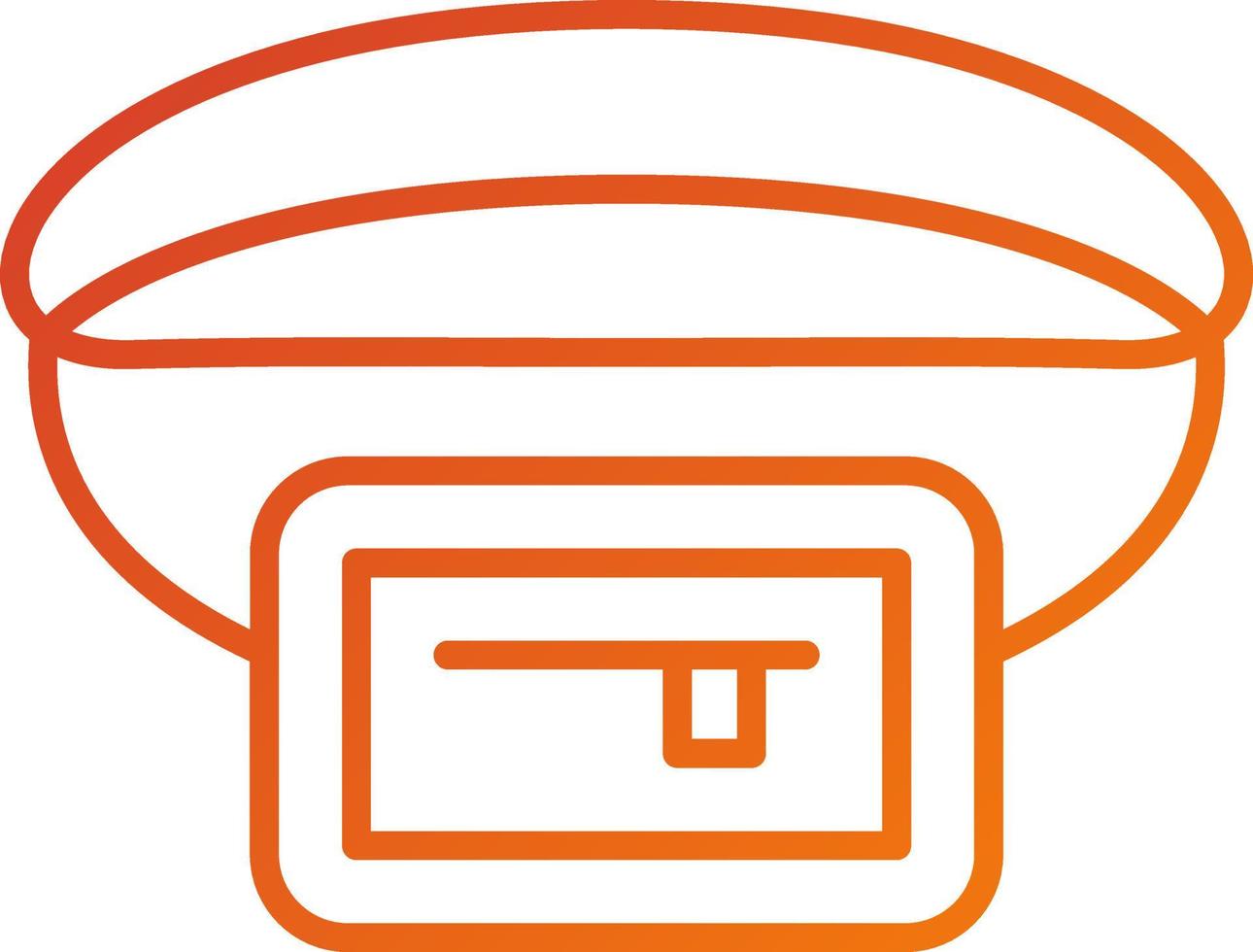 Waist Bag Icon Style vector