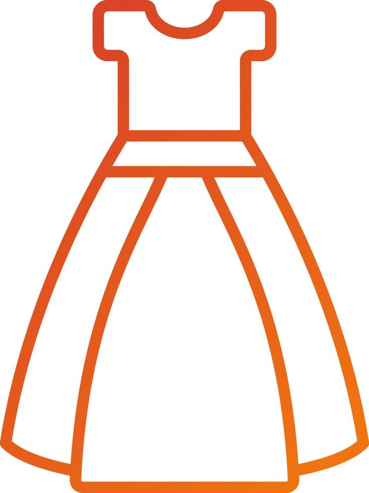 Dress Icon Style vector