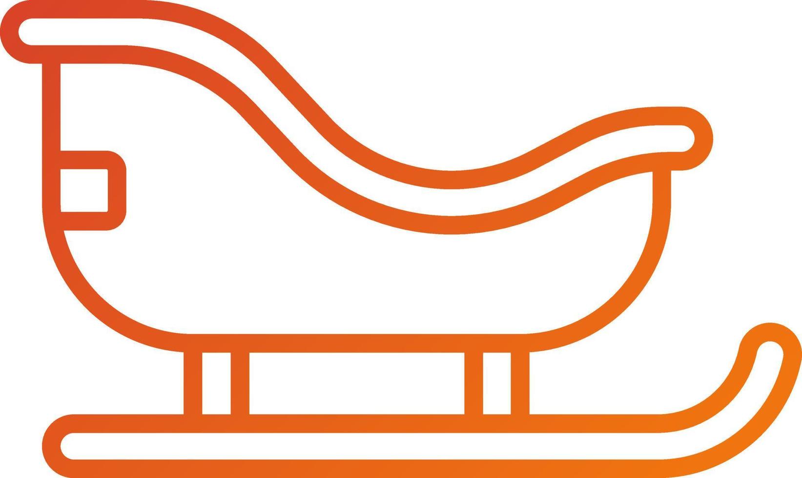 Sled Icon Style vector