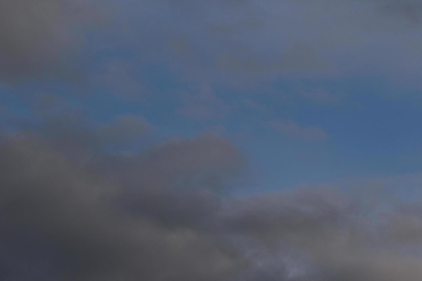Stormy weather and dark clouds photo