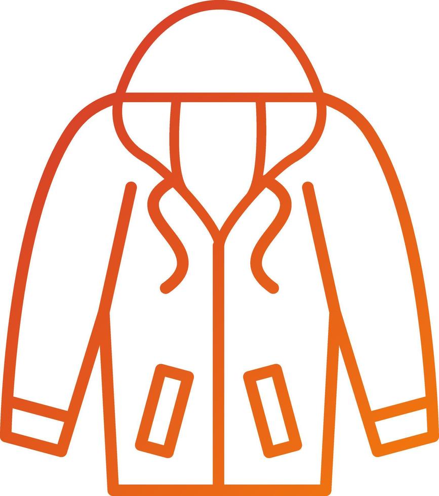 Hoodie Icon Style vector