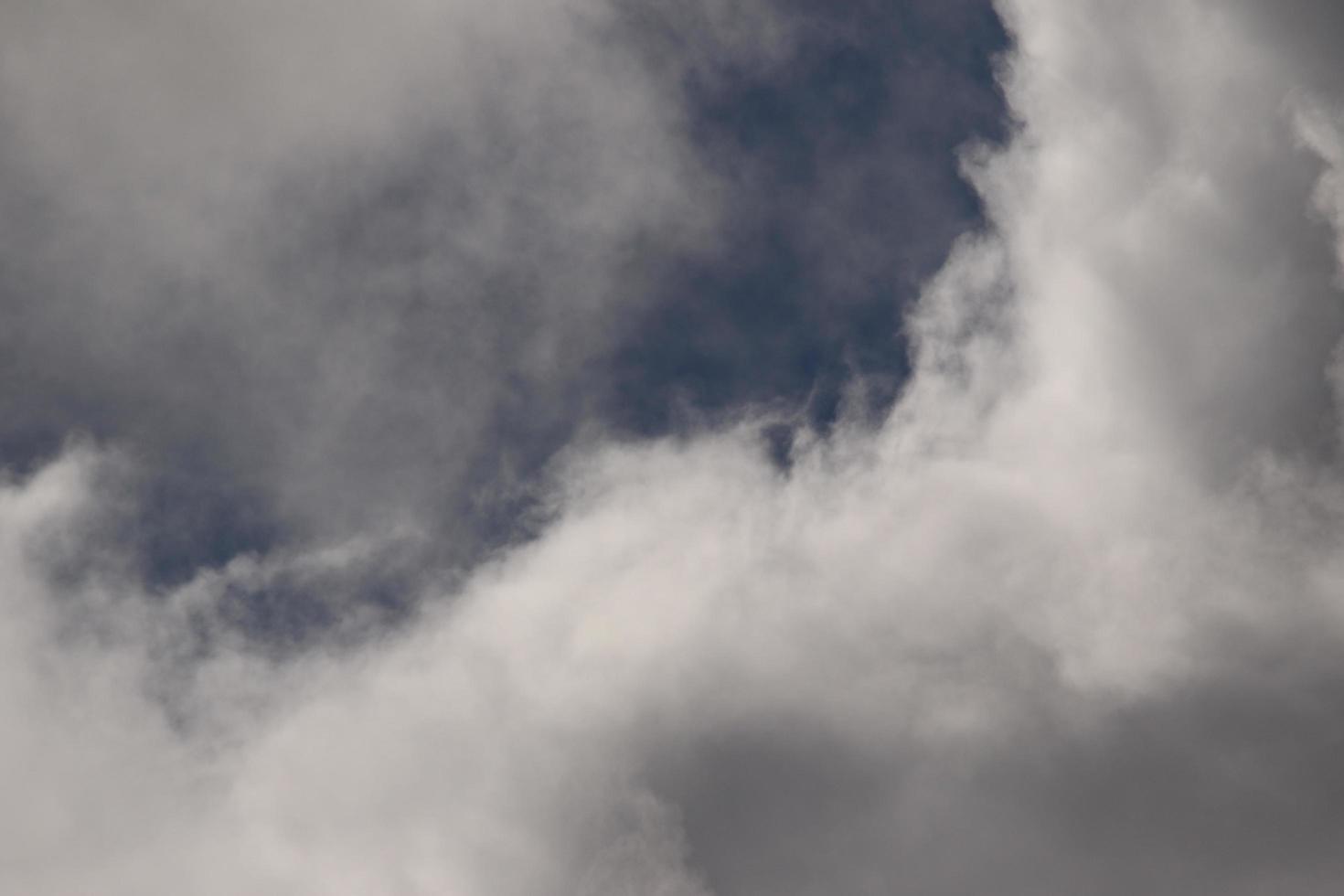 Stormy weather and dark clouds photo