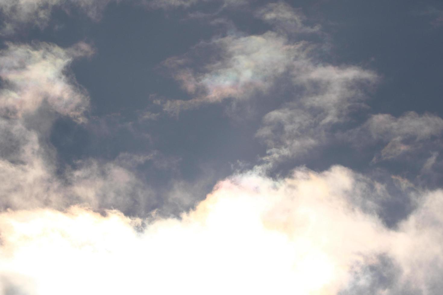 Stormy weather and dark clouds photo