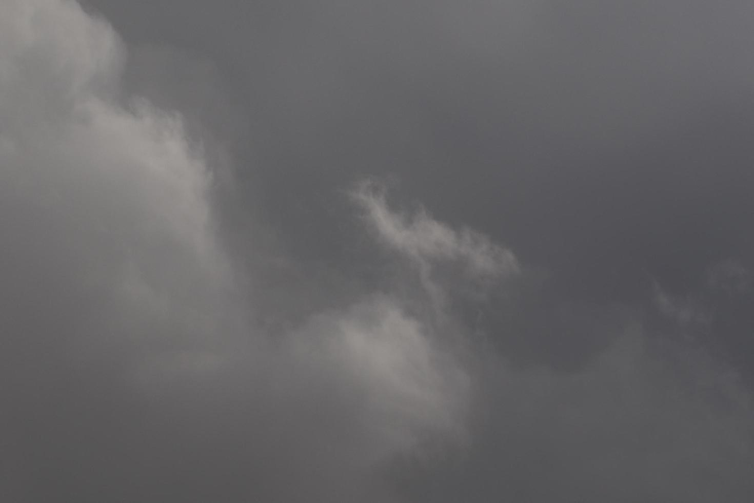 Stormy weather and dark clouds photo