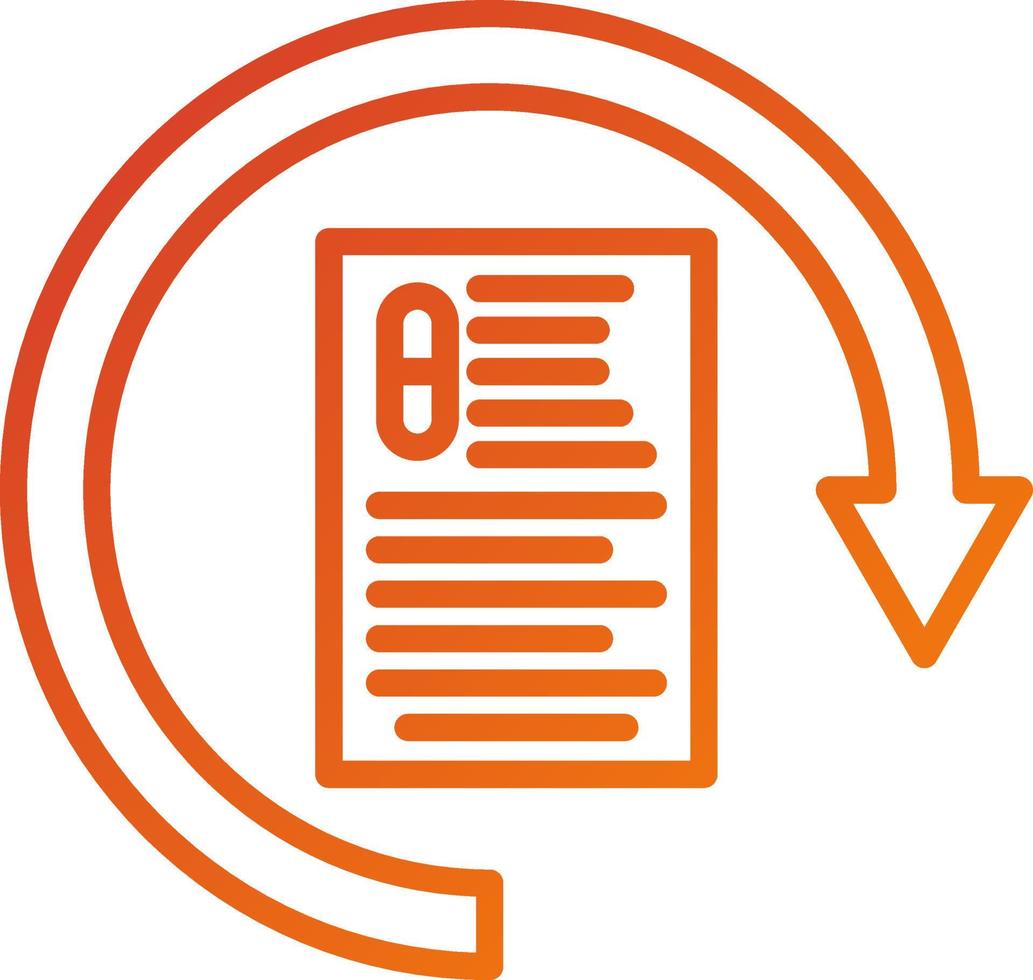 Automatic Refills Icon Style vector