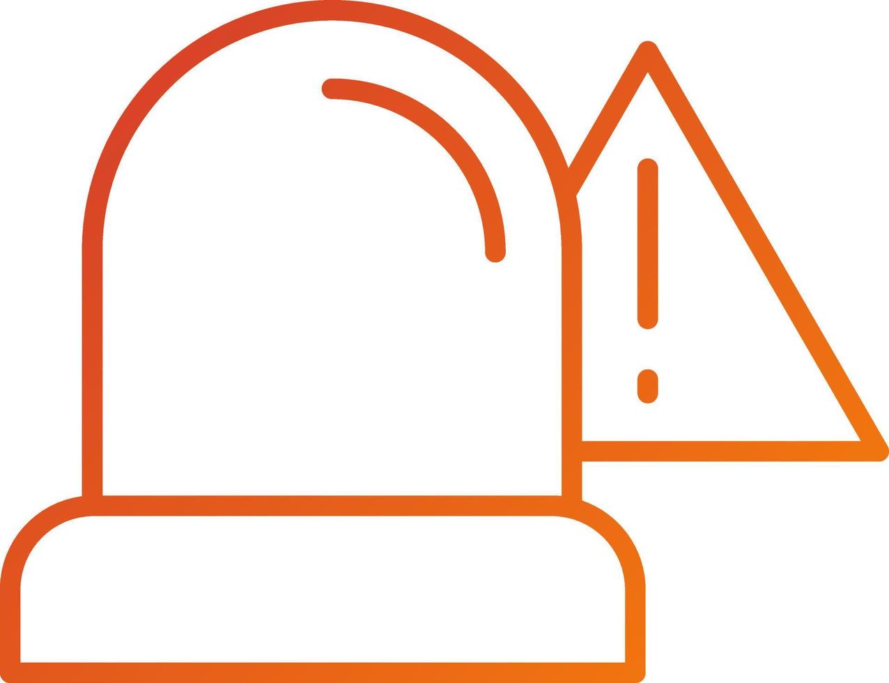 Emergency Sign Icon Style vector