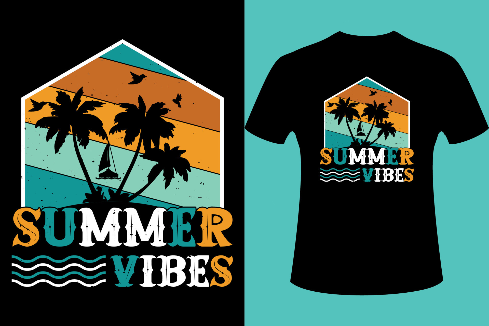 Summer vibes, summer svg, ai, eps, jpeg, Png, dxf, Pdf, Happy Camper ...