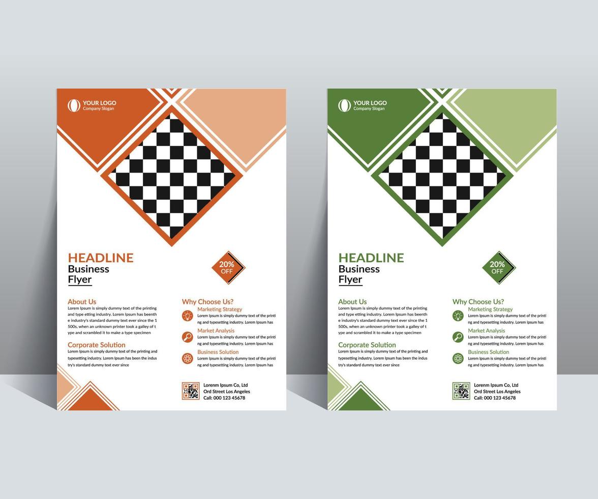 Corporate Flyer Template vector