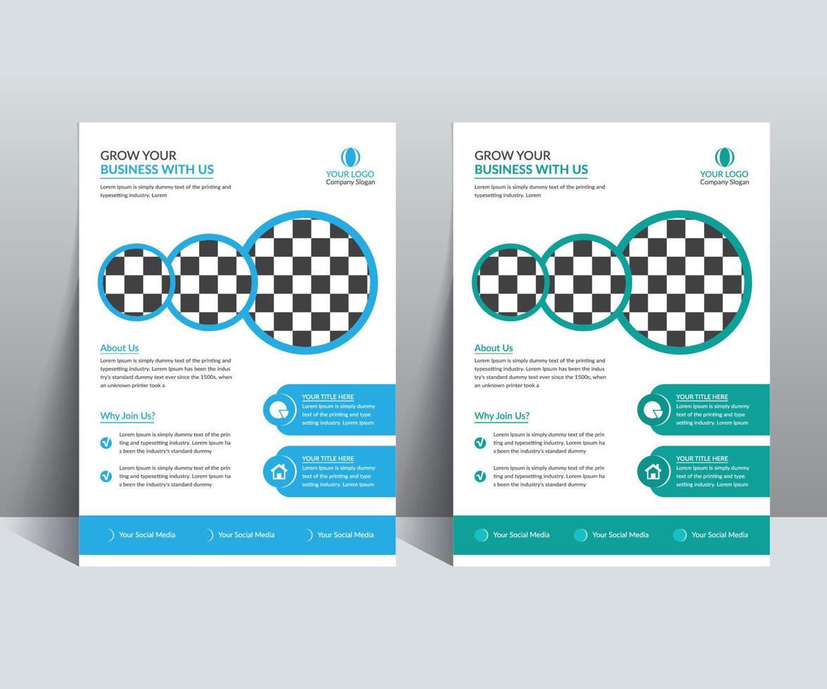 Corporate Flyer Template vector