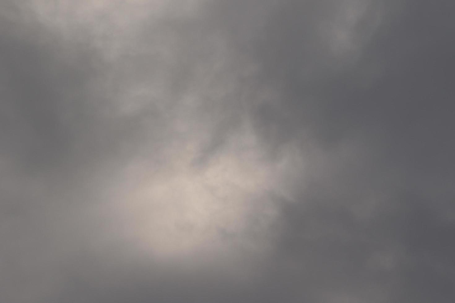 Stormy weather and dark clouds photo