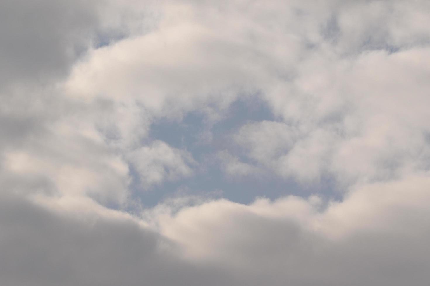 Stormy weather and dark clouds photo