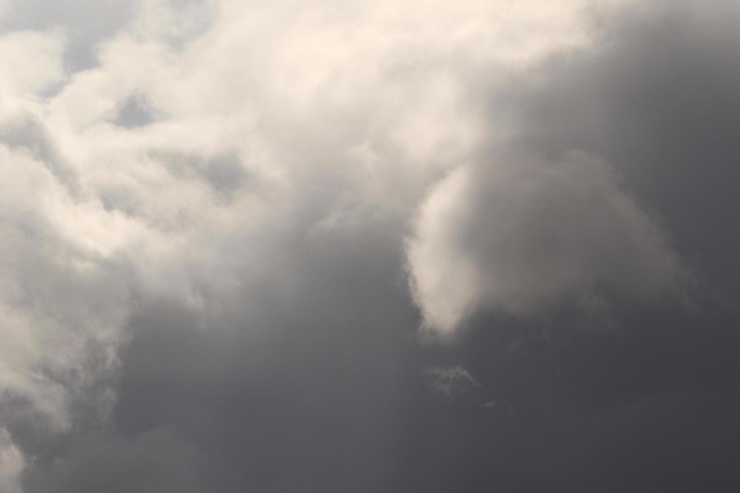 Stormy weather and dark clouds photo