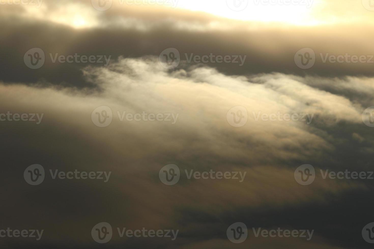Stormy weather and dark clouds photo
